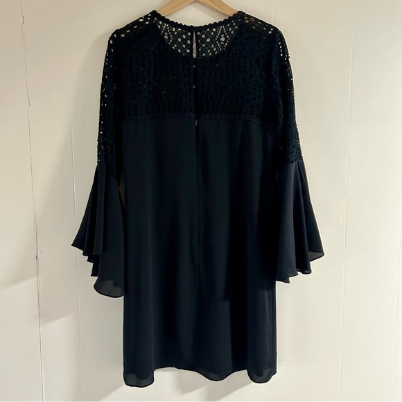 Lilly Pulitzer Amenna Shift Dress in Black sz 10 - Picture 3 of 4